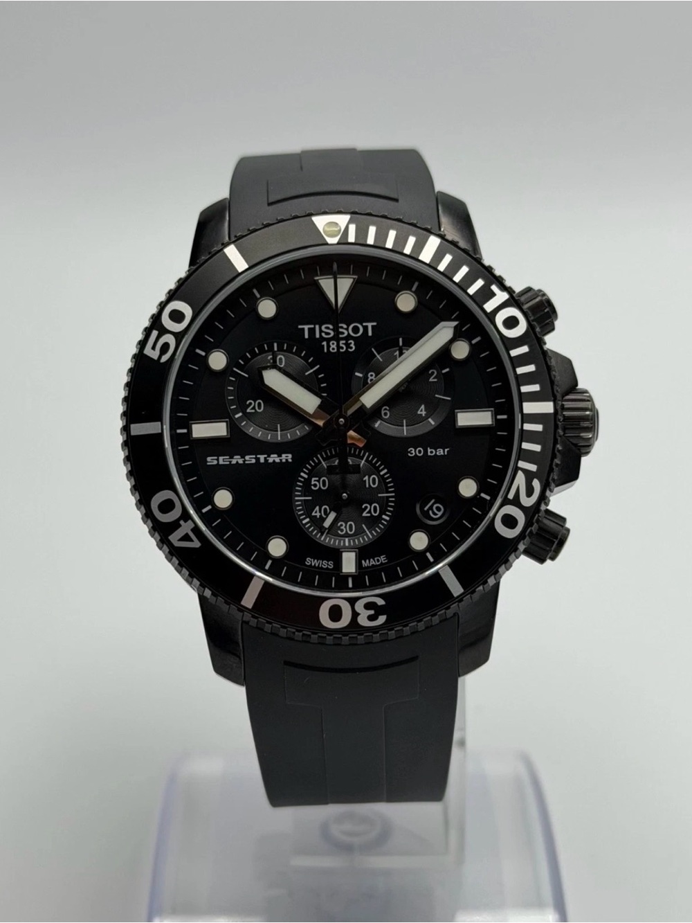 TISSOT Seastar 1000 45.5MM Quartz
Chrono Black Men's Watch
T120.417.37.051.02 - Picture 4 of 5